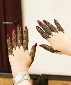 BEAUTIFUL LATEST FLORAL ARABIC HENNA MEHNDI DESIGN FOR FRONT HAND