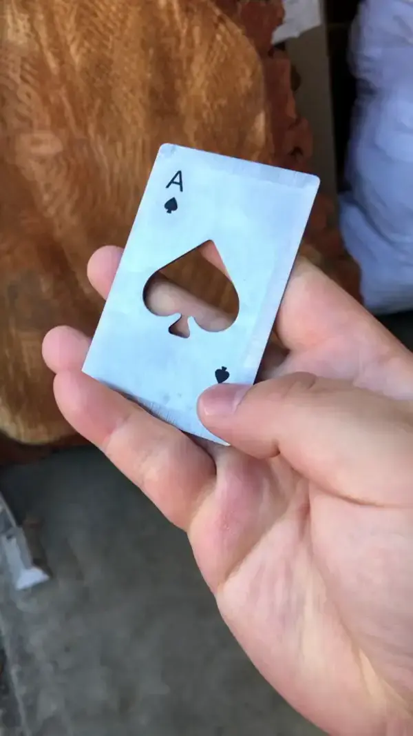 Ace of Spade Steel Throwing Card