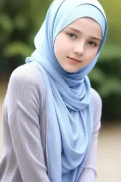 Wanita Hijab 2 - Gambar ini Pakai AI