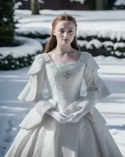 SANSA STARK WEDDING DRESS - INTELIGÊNCIA ARTIFICIAL