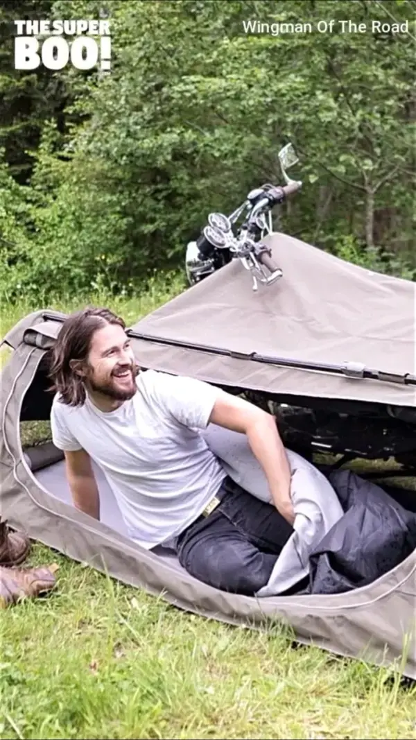 Motorcycle Camping Tent for bikers!