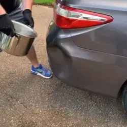 Removing a dent from a car! 👌 - Would you dare to do it on your car?