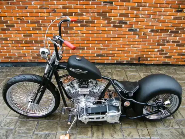 🏍 Custom Built Harley Davidson Bobber, Springer, Dropseat Motorcycle For Sale.🏍