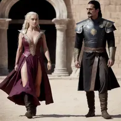 DAENERYS TARGARYEN AND OBERYN MARTELL , GAME OF THRONES, INTELIGÊNCIA ARTIFICIAL