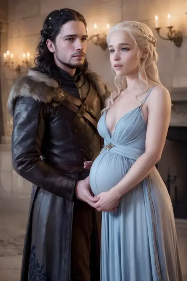 DAENERYS TARGARYEN AND JON SNOW - FAMILY, PREGNANT