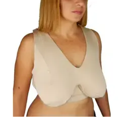 BreastNest Bra (Cup Size DDD-HH) - 3XL / Beige