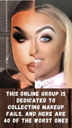 This Online Group Is Dedicated To Collecting Makeup Fails, And Here Are 50 Of The Worst Ones (New