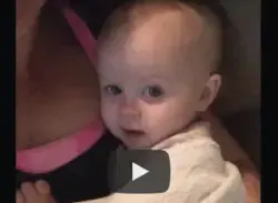 Adorable Baby Sings With Mom