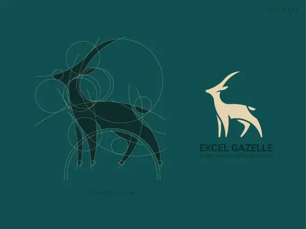 Deer- Golden Ratio Logo Design