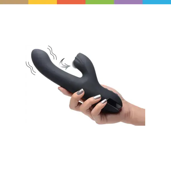 Shots, Vibrator, 13X Silicone Pulsing & Vibrating Rabbit