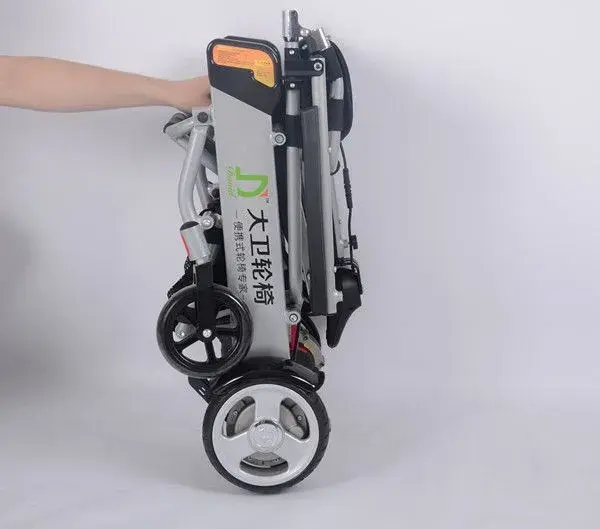 Foldable electric bike, handy for older people.