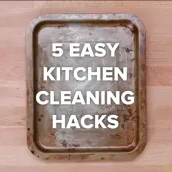 5 Easy Kitchen Cleaning Hacks!