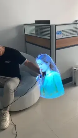 3d hologram led fan 60cm machine