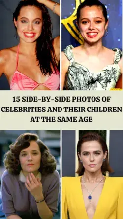 15 Side-by-Side Photos Of Celebrities And Their Children At The Same Age