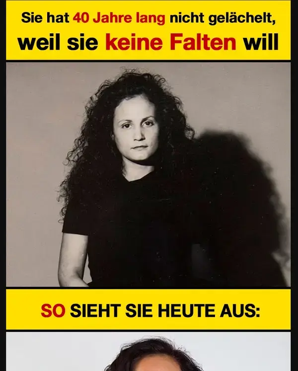 Sie hat 40 Jahre lang nicht gelächelt und sieht jetzt so aus!