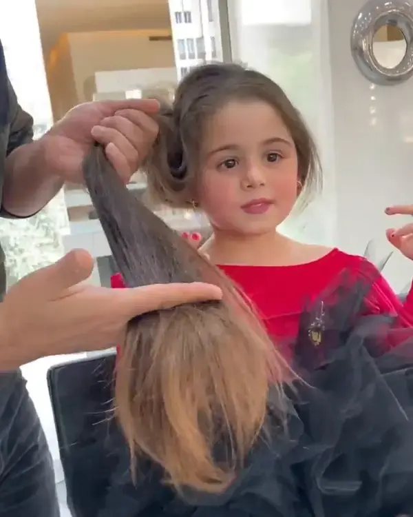 CUTE LITTLE GIRL HAIR CUT TUTORIAL