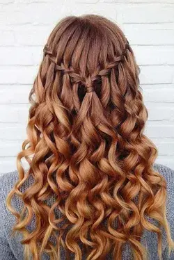 Simple hairstyle,I hope you like it. 🙂