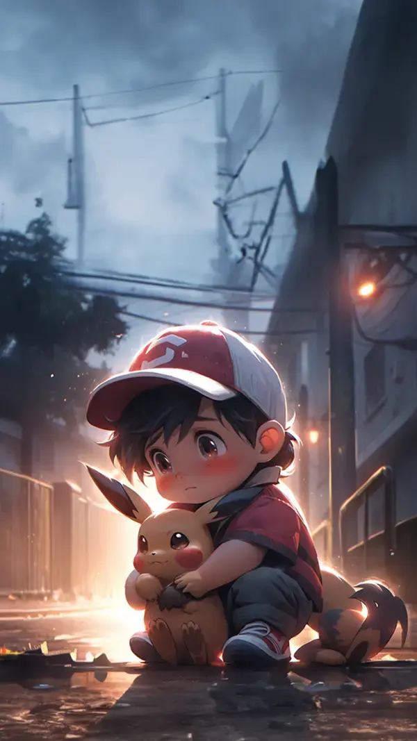 Pokemon Pikachu Ash Wallpaper 4K