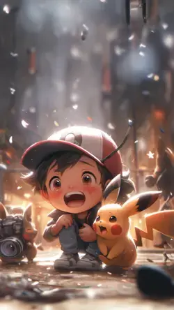 Pokemon Pikachu Ash Wallpaper 4K