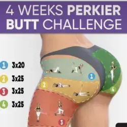 4 WEEKS PERKIER BUTT CHALLENGE: