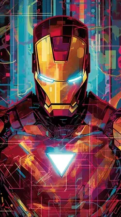 Iron Hero: Epic Iron Man Illustration