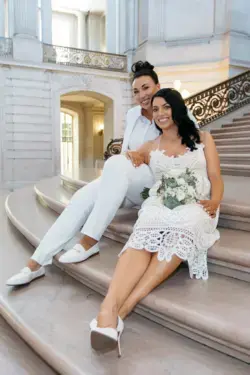 Lesbian Wedding at San Francisco City Hall