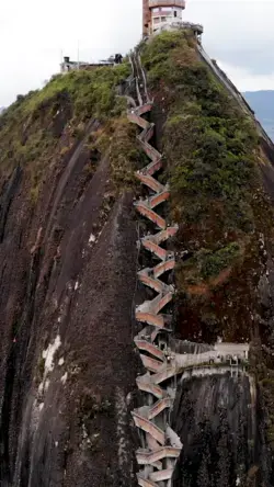 Rock of Guatape in Colombia 