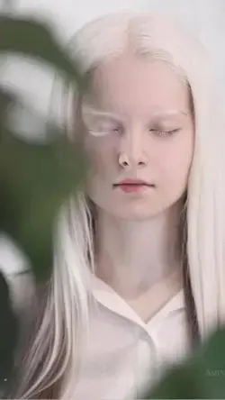 Unique Beauty Of A Girl With Albinism And Heterochromia