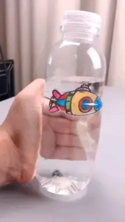 Bottle submarine idea - DIY toy for kids