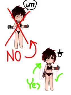 How to draw bathing suits (unless the Oc is 20+)