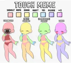 My touch meme <3