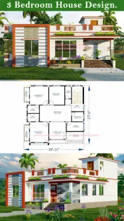 3 Bedroom House Design.