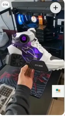 Digital shoe. Cool