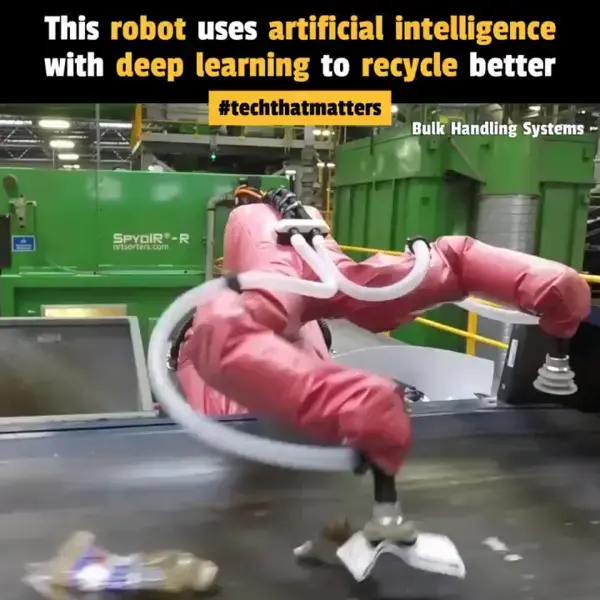 Robot Uses Artificial Intelligence With Deep Learning To Recycle Better