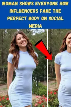 Woman Shows Everyone How Influencers Fake The Perfect Body On Social Media