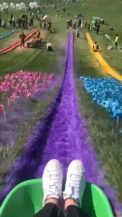 I know you can ski, but can you slide on the grass? 