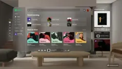 Spotify Spatial Design for Apple Vision Pro
