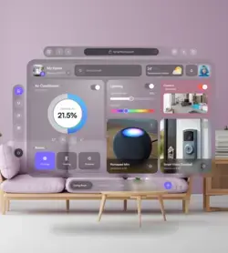 Apple Vision Pro Smart Home UI Concept