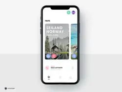 Travel App - Trip Detail / Animation 