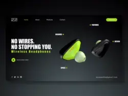 Earpod - Web Interaction / Animation