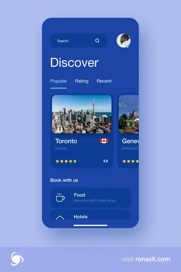 Travel Service Mobile App