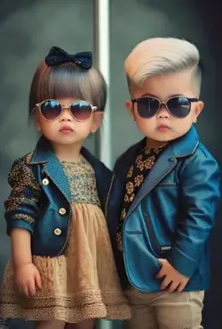 Cute Baby Couple