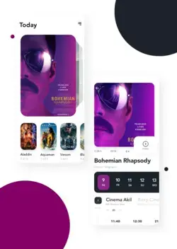 Design concept for Cinema App