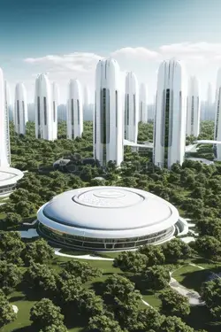 Home City - #future #futuristic #digitalillustration #tech #digitalart #architecturedesign