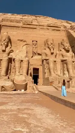 Astonishing temples of Abu Simbel , Egypt