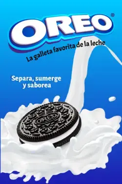 Afiche de la marca Oreo