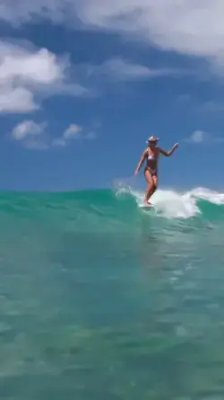 Surfer Girl Longboard Ride