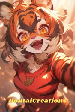 Orange Tiger Selfie - Ai Art