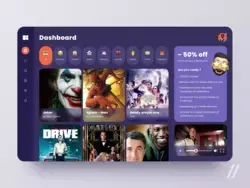 Cinema app UI Design