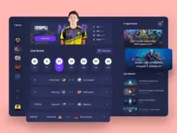 E-sport Web Dashboard